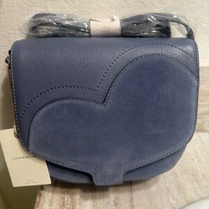 NWT LUCKY BRAND Suede And Leather Crossbody